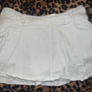 White Mini Skirt